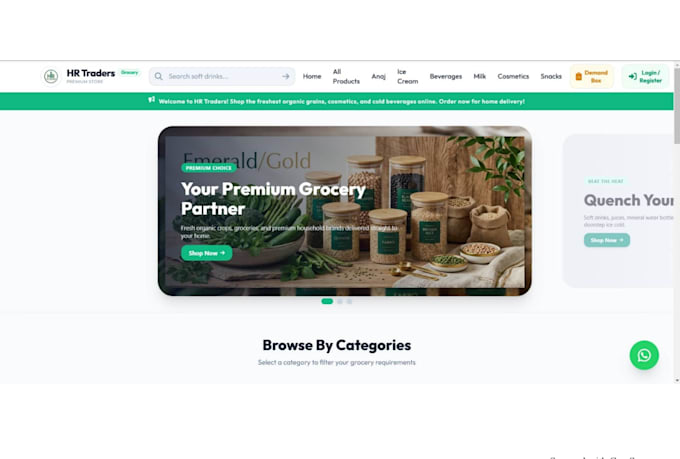 design and develop custom HTML CSS and javascript website